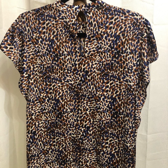 LC Lauren Conrad Brown Moto Jacket and Nine West Blouse. - Picture 11 of 11